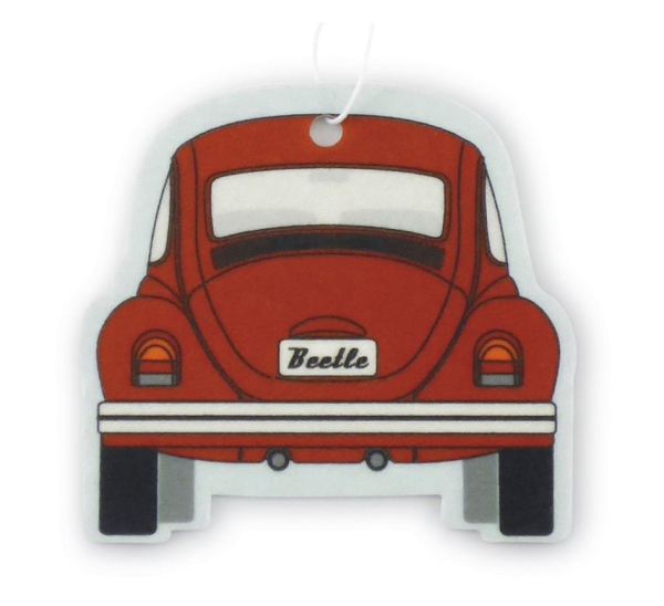 VW Käfer 1200 1300 1500 1302 1600 Lufterfrischer Auto Duftbaum Wunderbaum Auto VW KÄFER LUFTERFRISCHER - Melone/rot